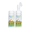 Mamaearth Vitamin C Foaming Face Wash With Brush, Combo Pack With Refill For Skin Illumination - Pack of 2 (150 Ml + 150 Ml)