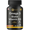 ClearCut Omega 3 Fish Oil, Biotin, Vitamin D3 Softgel - 60 Capsule