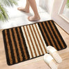 Kuber Industries Anti-Skid Water-Absorbent Door Mats for Home Micro Pearl Lining Brown