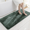 Luxe Home International Bathmat 2500 GSM Microfiber Anti Slip Mats For Bathroom Colour Green