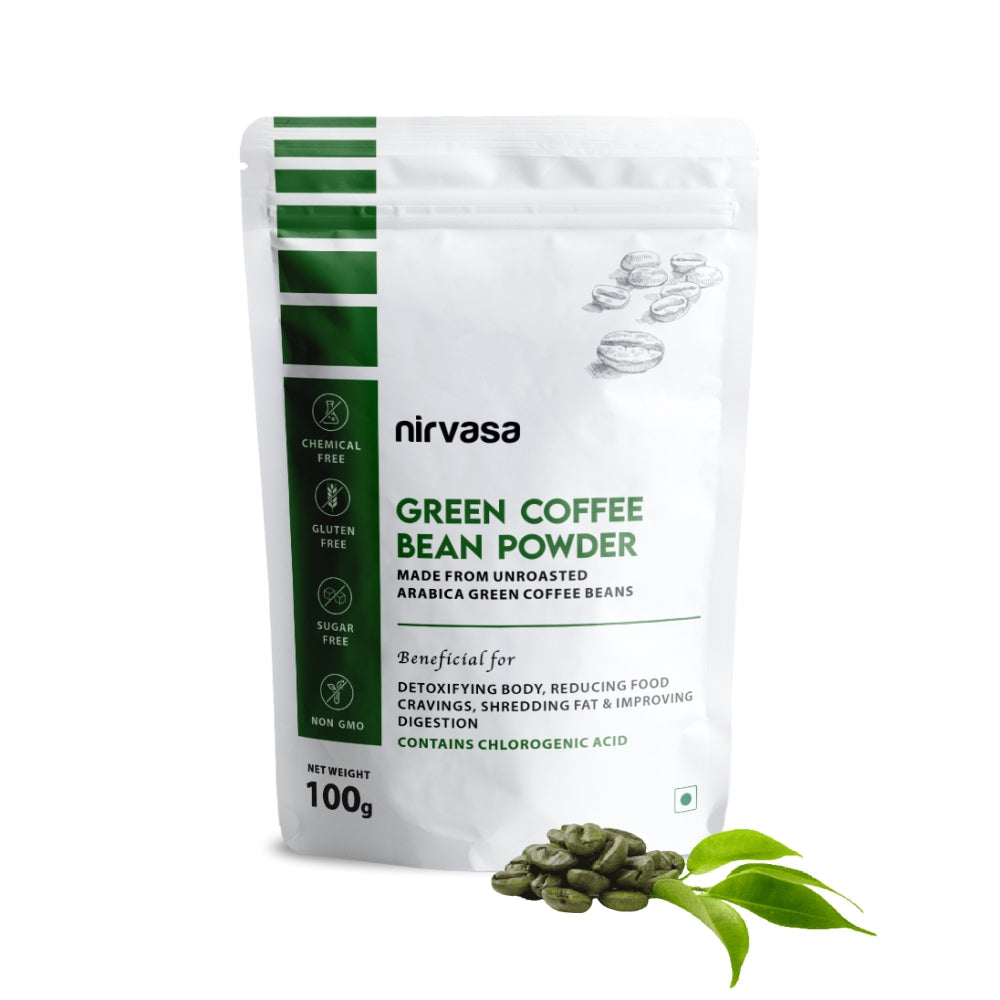 Nirvasa Unroasted Green Coffee Powder - 100 gms