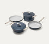 Ember Complete Cookware Set of 4 Stainless Steel Handle