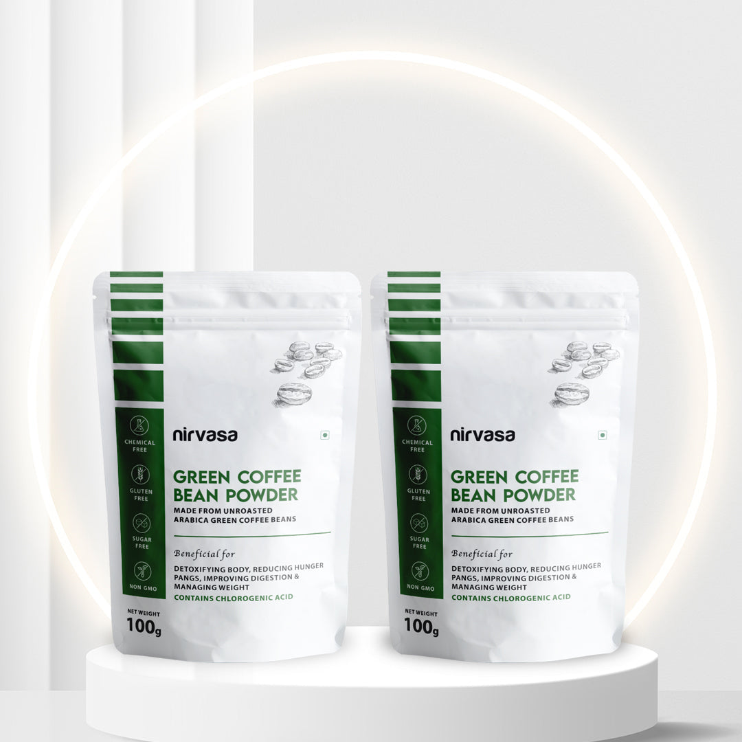 Nirvasa Unroasted Green Coffee Powder - 100 gms