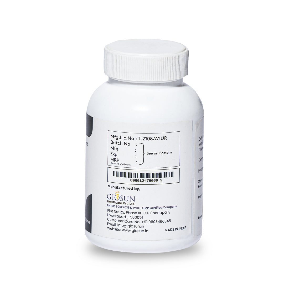 Giosun Shilajit Capsules - 60 Cap