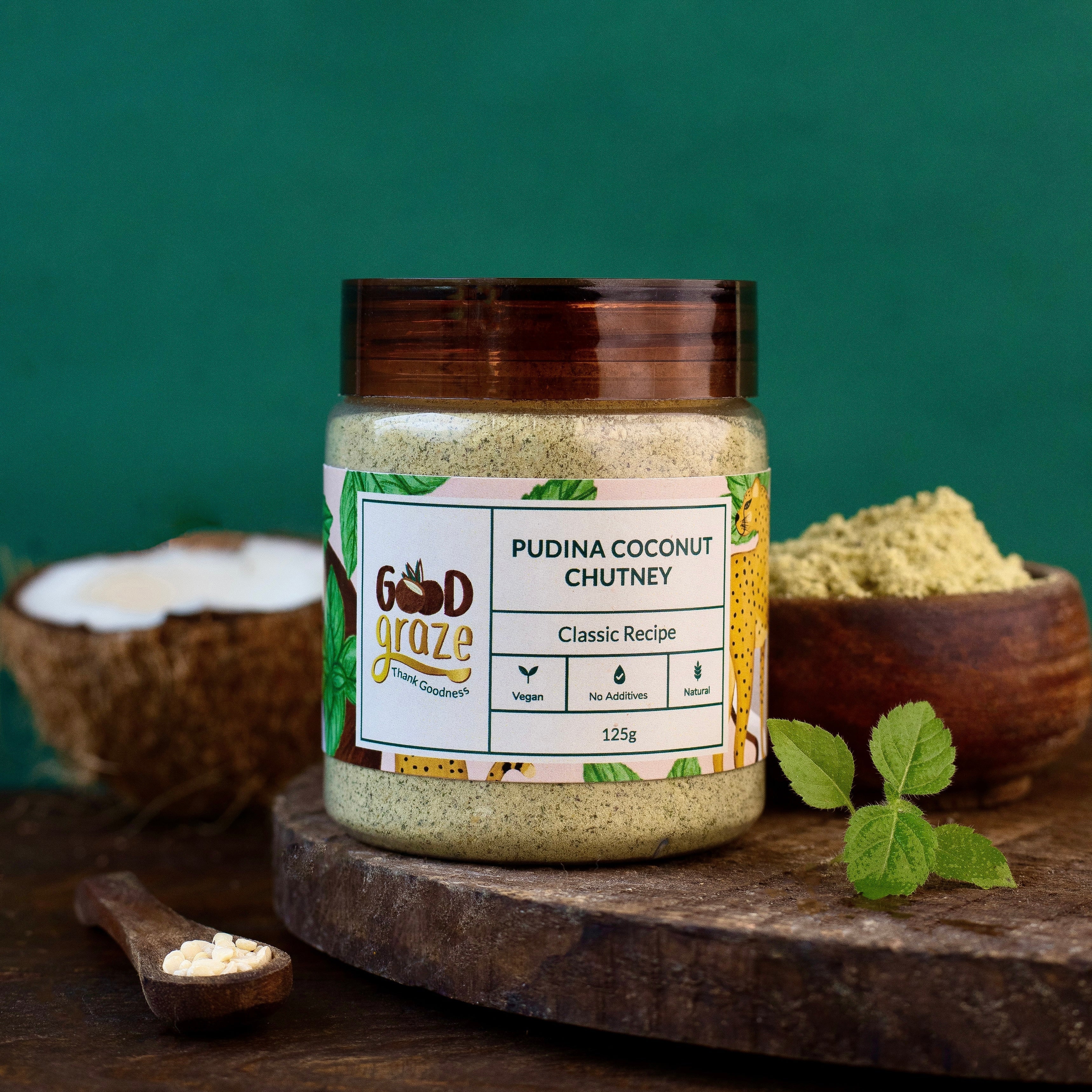 Good Graze Pudina Coconut Chutney Powder - 125gms