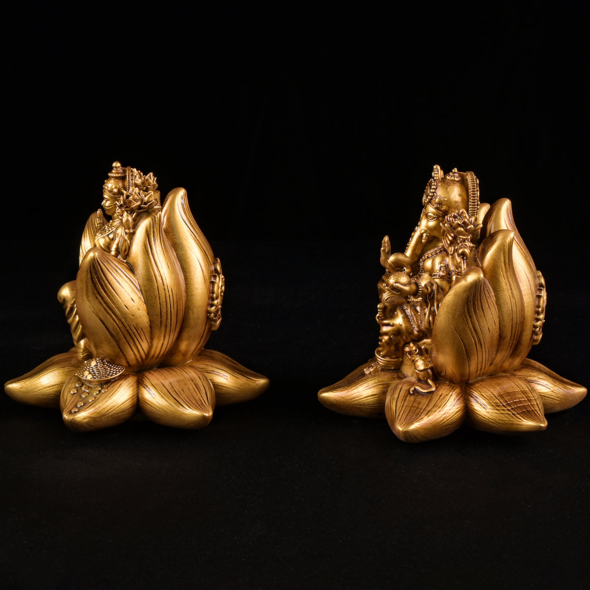 Artarium Padma Laxmi Ganesha Idol 4 inch - Lakshmi Ganesh Murti