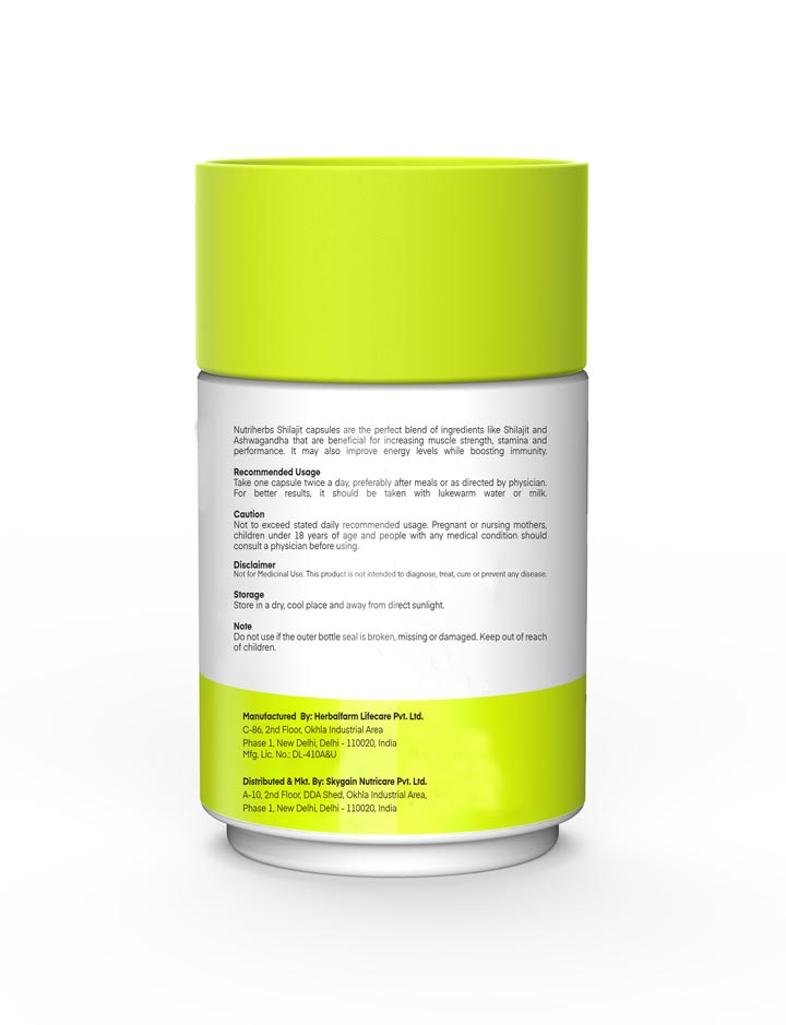 Nutriherbs Shilajit with Ashwagandha