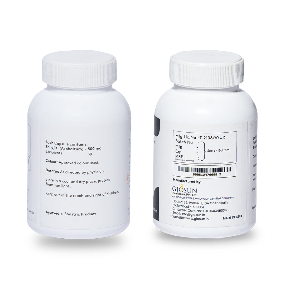 Giosun Shilajit Capsules - 60 Cap