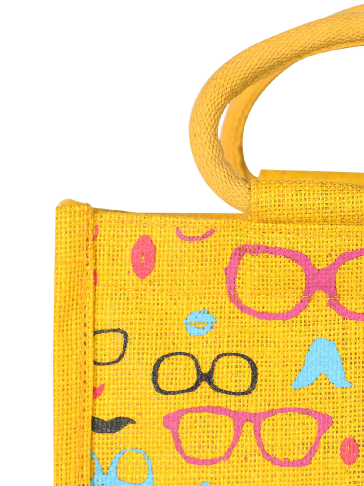 Jute Cottage Spec Moustache Print Zipper Lunch