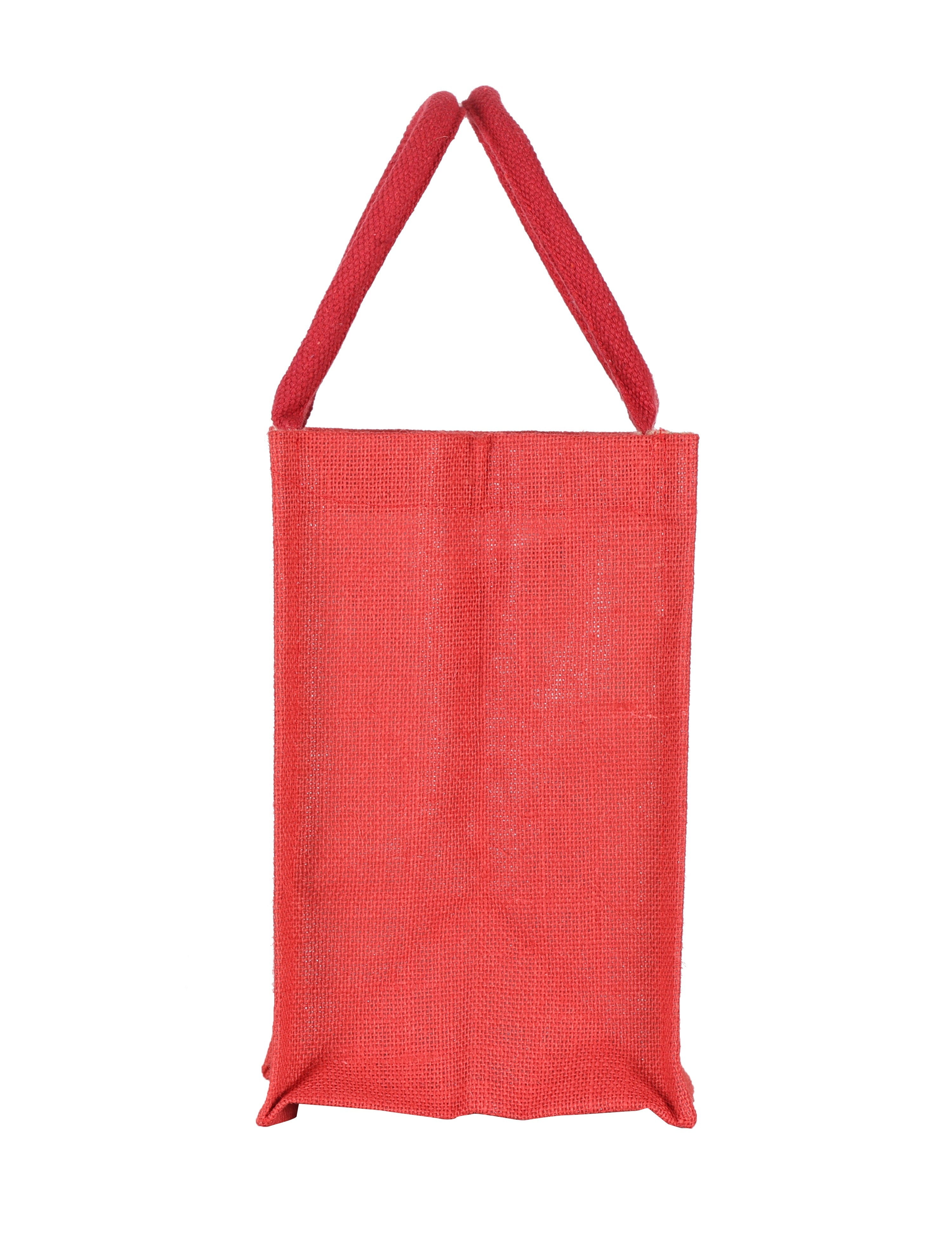 Jute Cottage Puppet Print Zipper Lunch Bag
