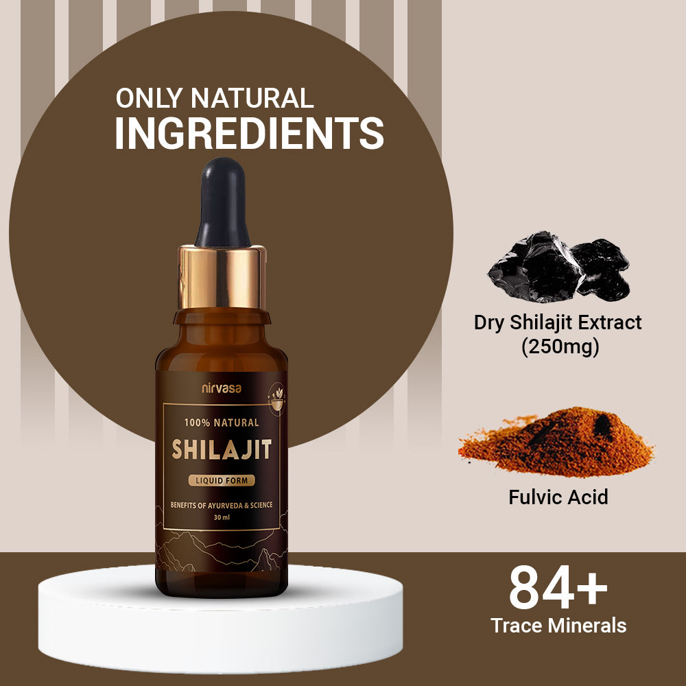 Nirvasa Shilajit Liquid - 30 ml
