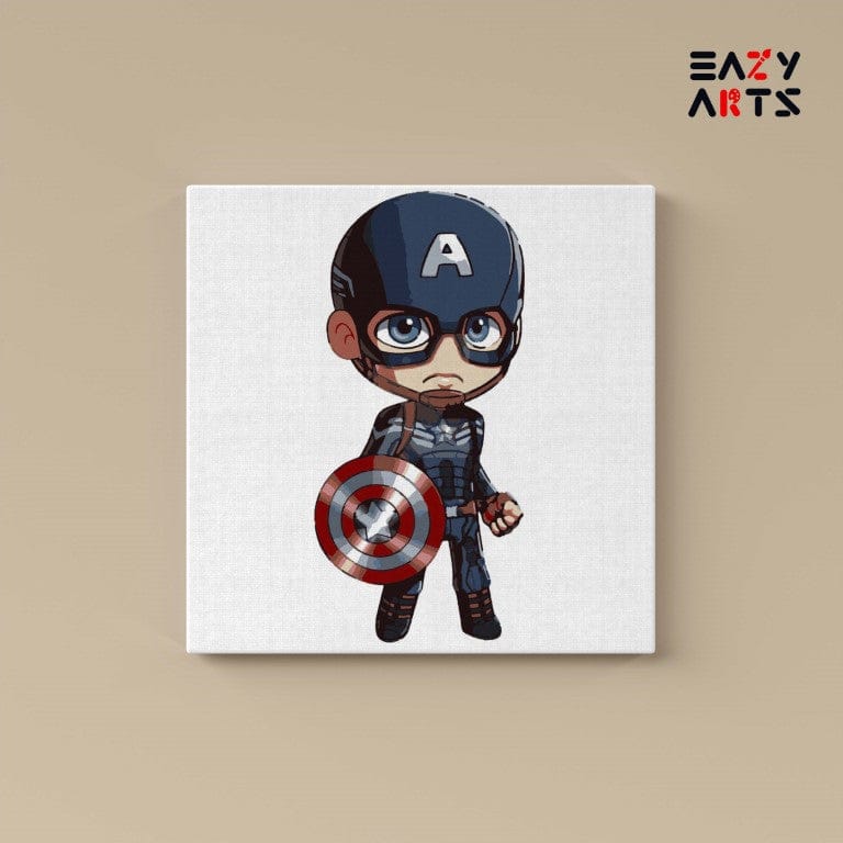Captain America Paint By Numbers Kit For Kids
