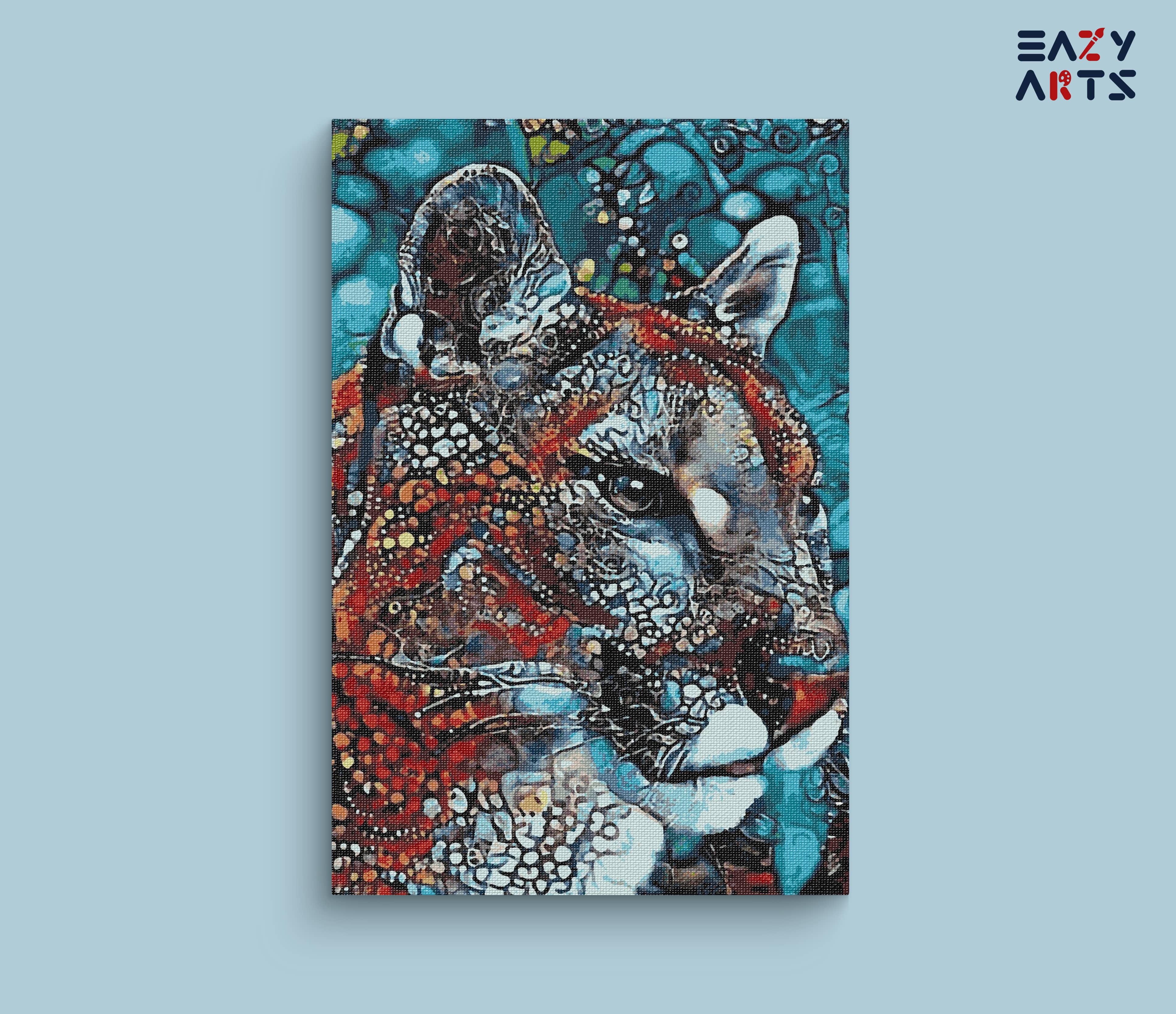 Cheetah Head Paint by Numbers Kit