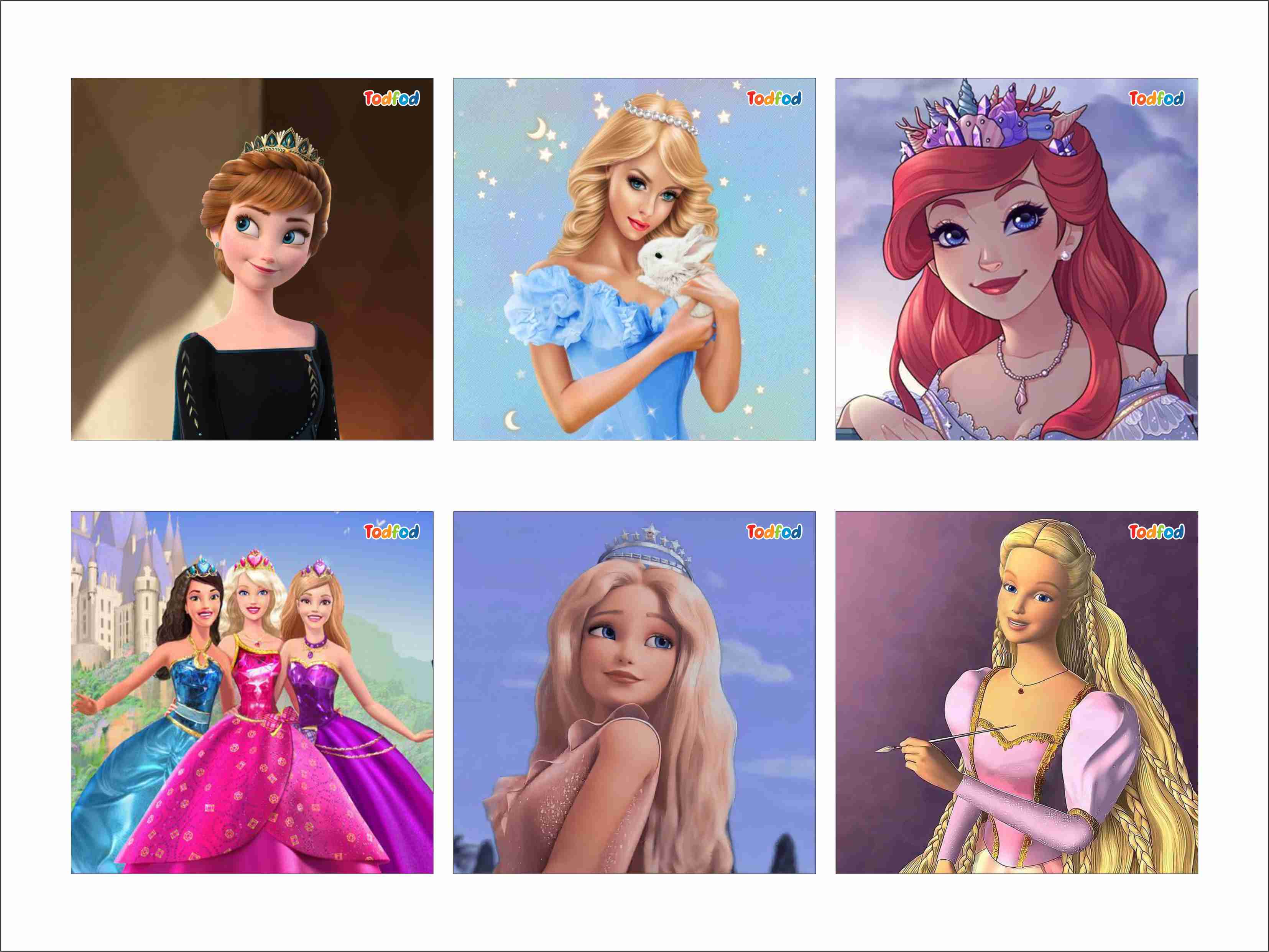 Wooden Jigsaw Puzzles - Disney Barbie Girls Anime Cartoon Characters