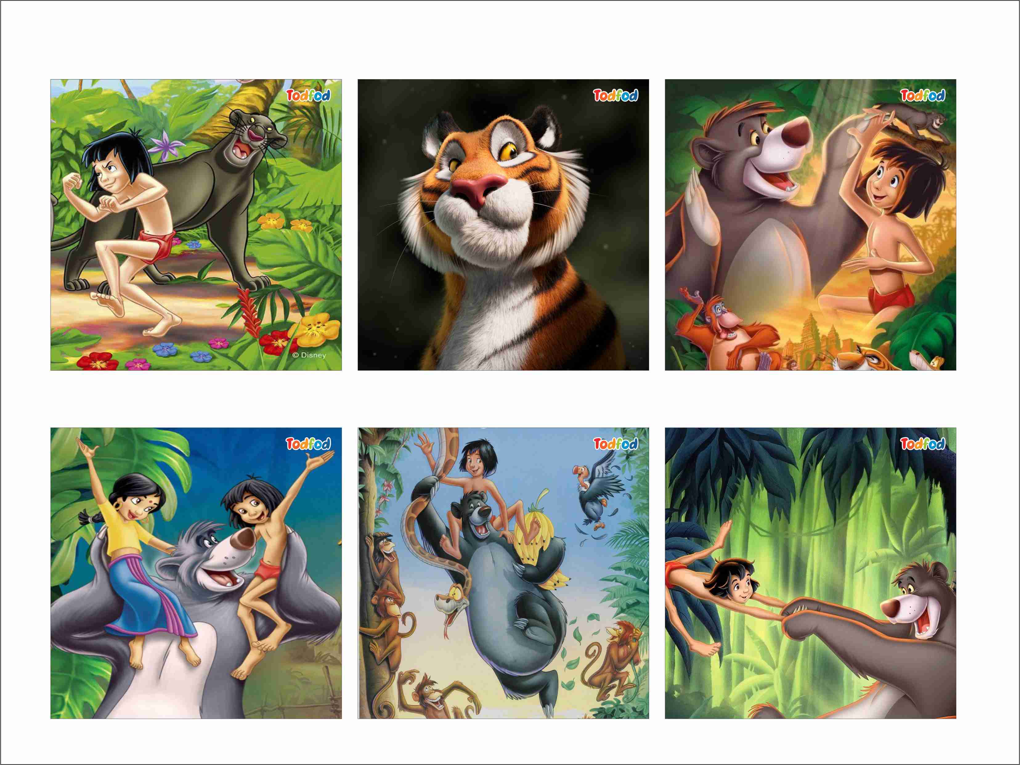 Wooden Jigsaw Puzzle - Jungle Book Mowgli & Friends