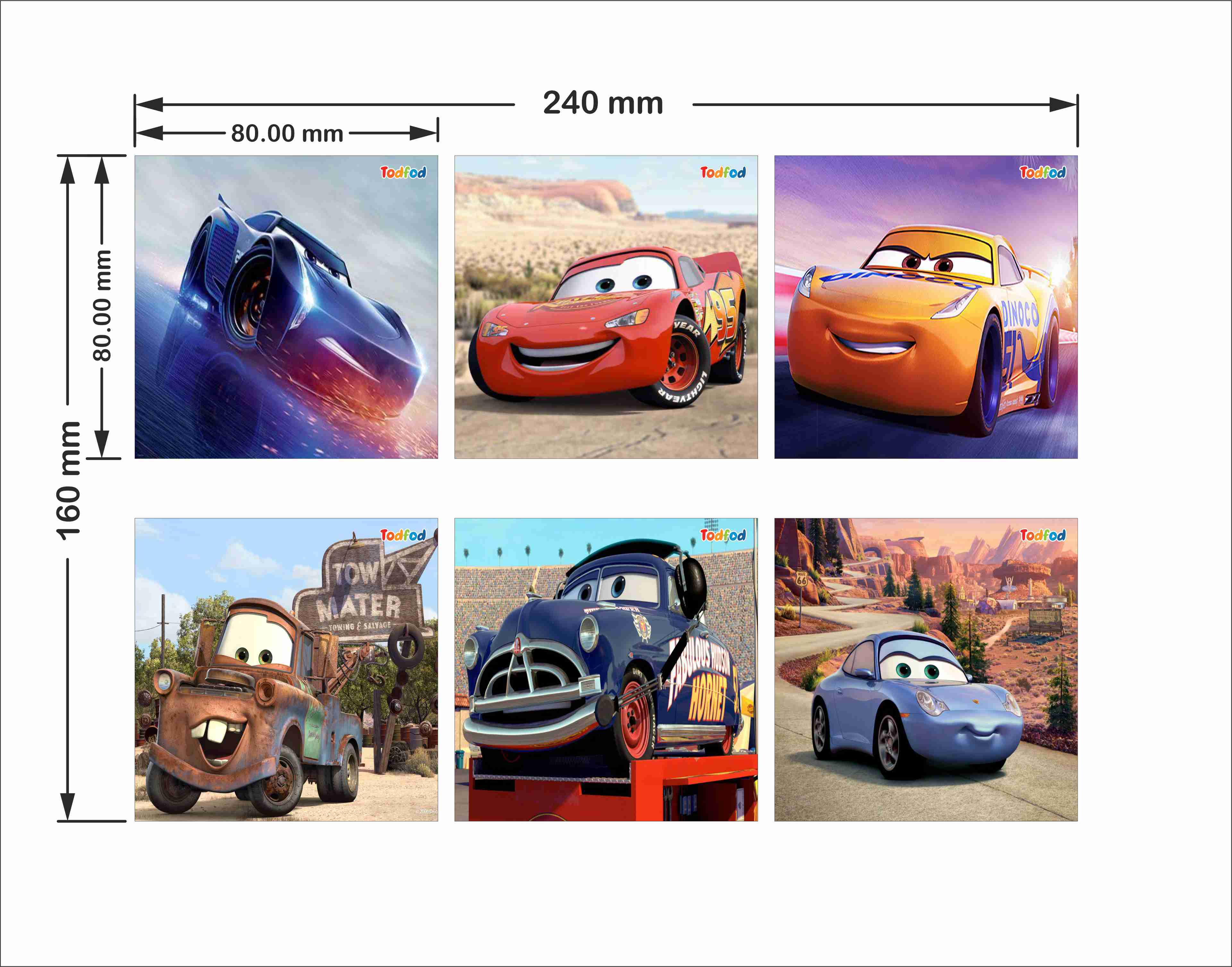 Wooden Jigsaw Puzzles - Disney Pixar Cars Anime Cartoon Characters