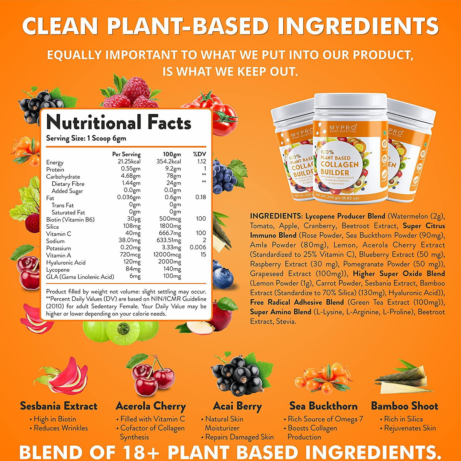 My Pro Sport Nutrition Plant Base Collagen Builder