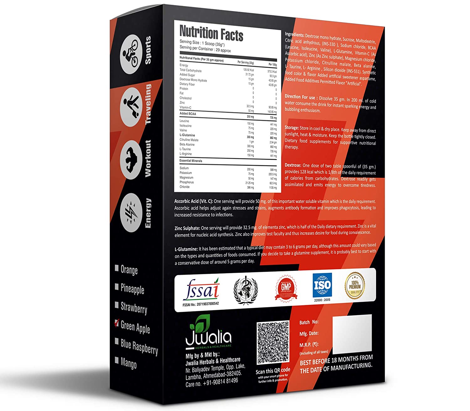 My Pro Sport Nutrition Weight New Instant Energy Drink Powder -1 Kg