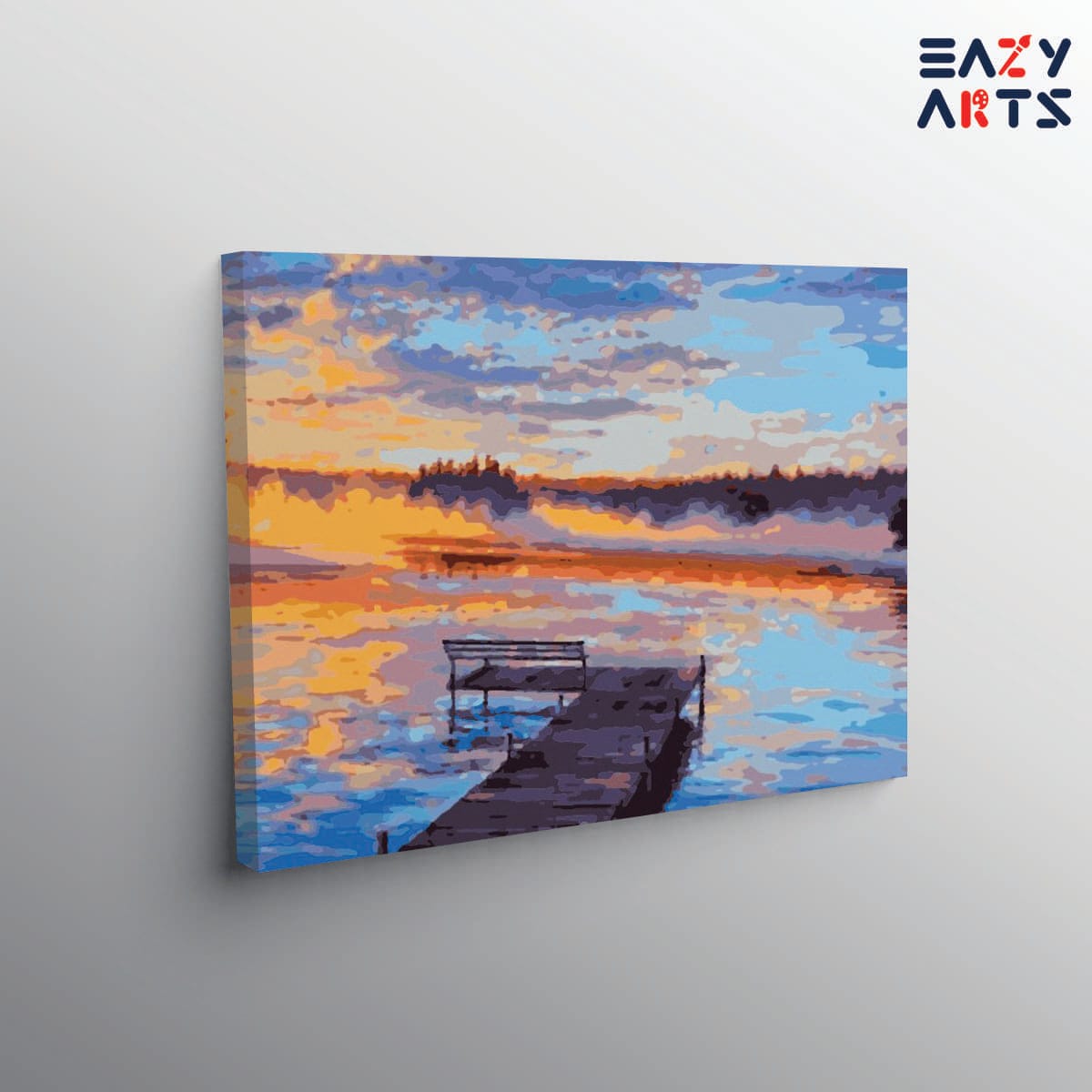 Sunset at Port Paint By Numbers kit