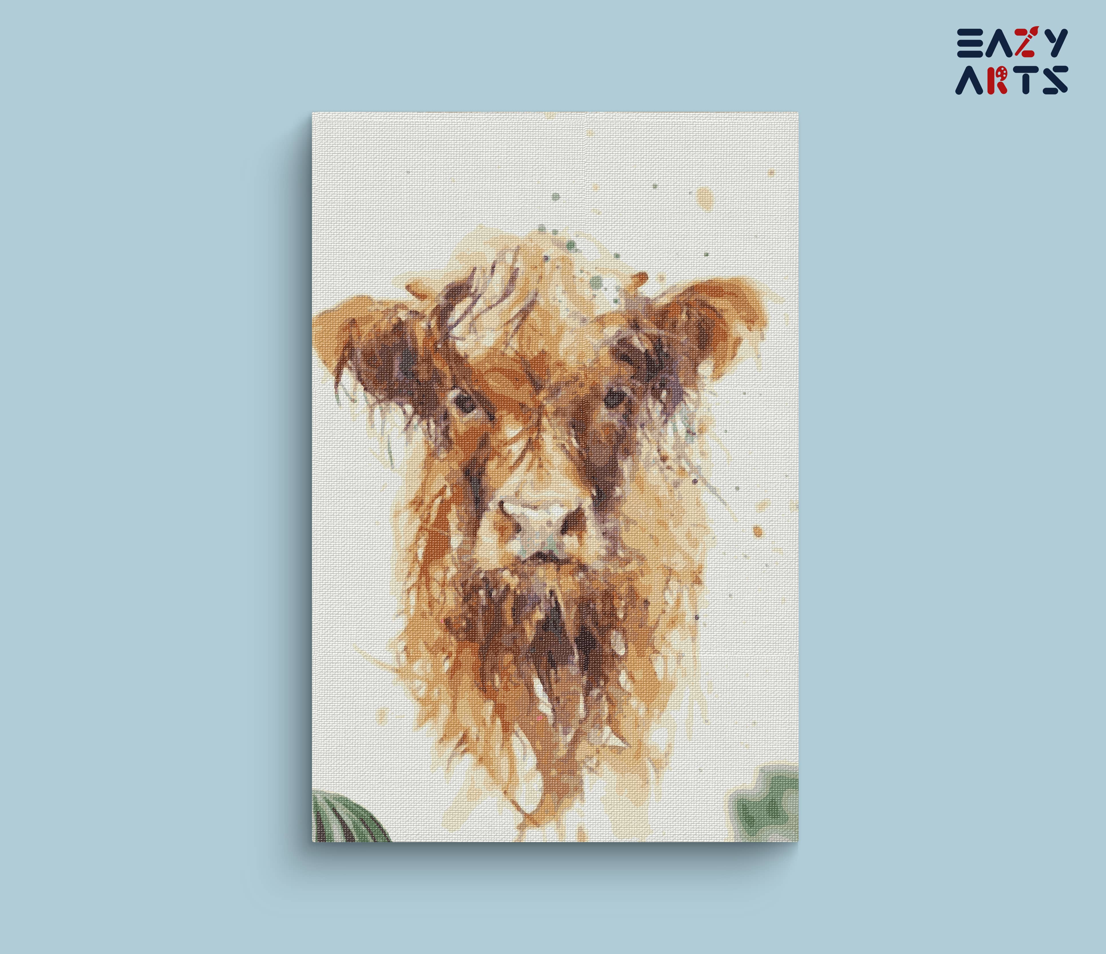 Baby CowDIY Paint By Numbers kit