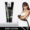 NutriGlow Naturalâ€™s Bamboo Charcoal Body Lotion - 100 gms