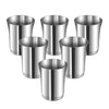 Kraft Pari Stainless Steel Glass Set of 6-400ml Each | Mirror Polish, Food Grade