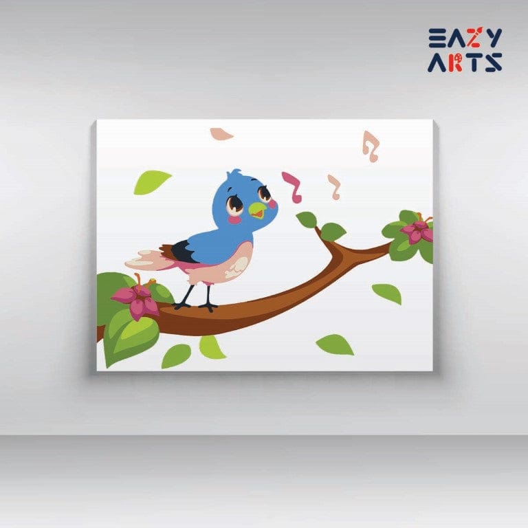Nightingale Singing Paint By Numbers Kit For Kids