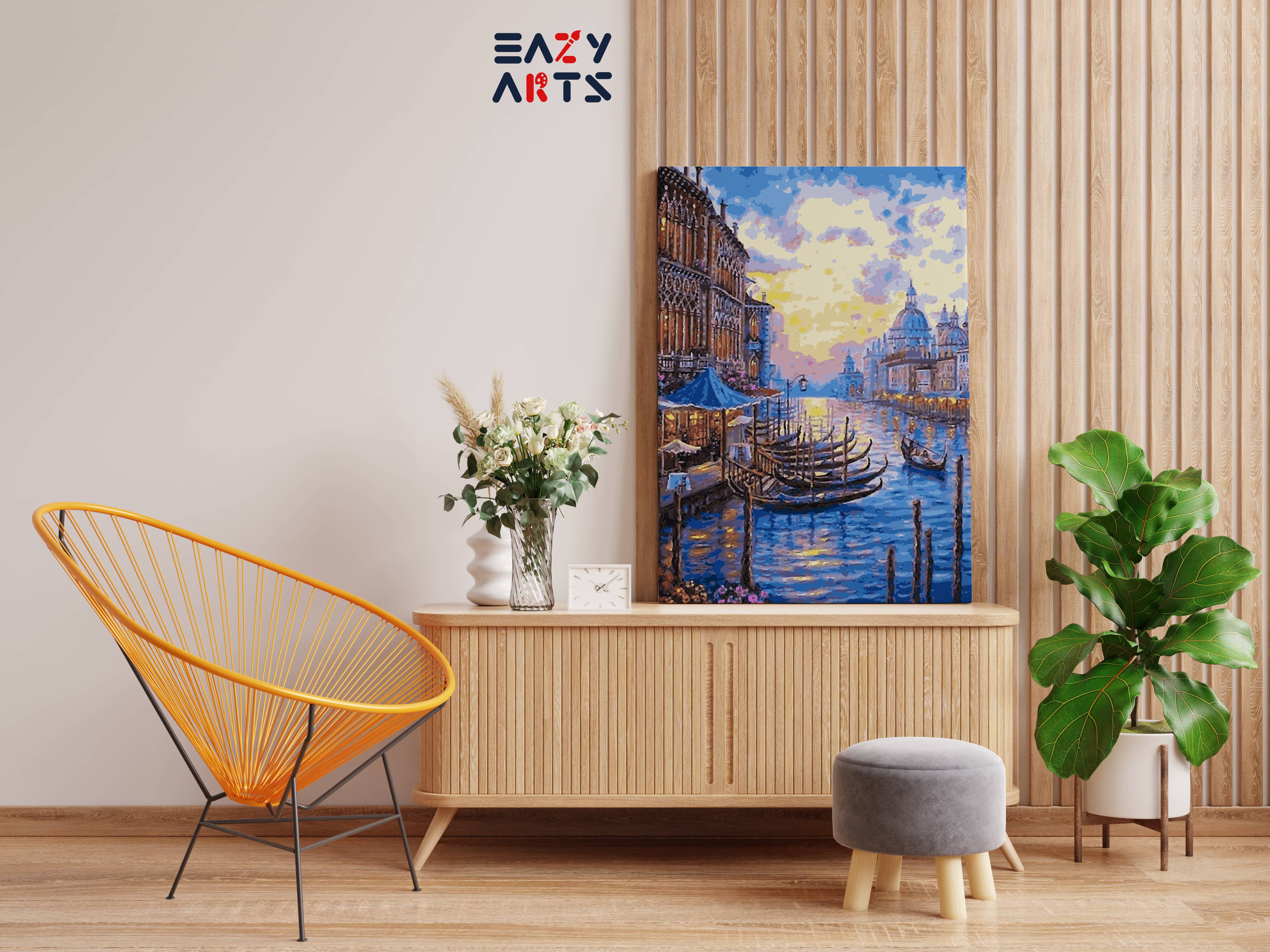 River and The City Paint By Numbers kit