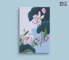 Eazy Arts Lotus Flowers and Leafs Paint By Numbers kit