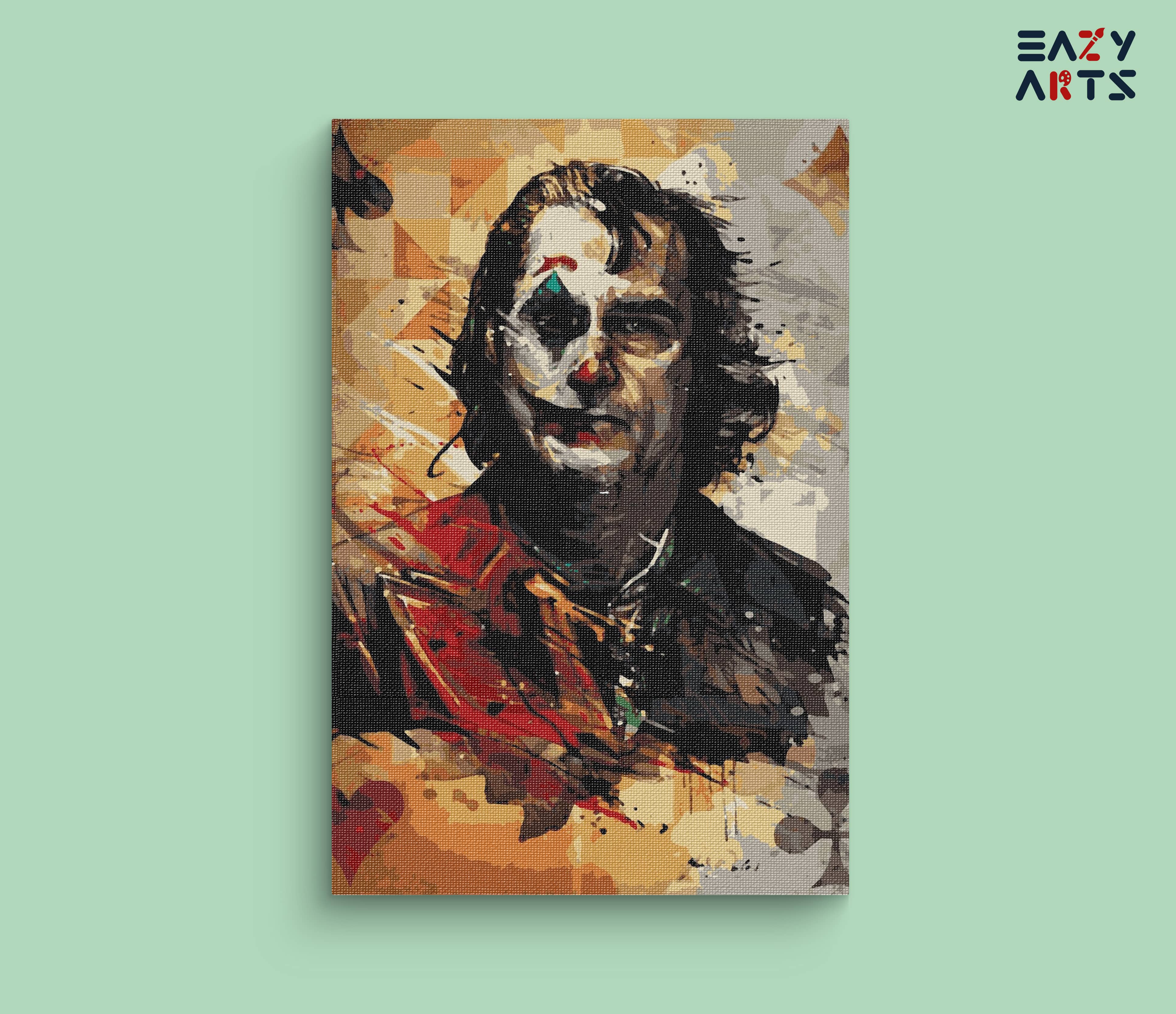 Joker Abstract Paint By Numbers kit