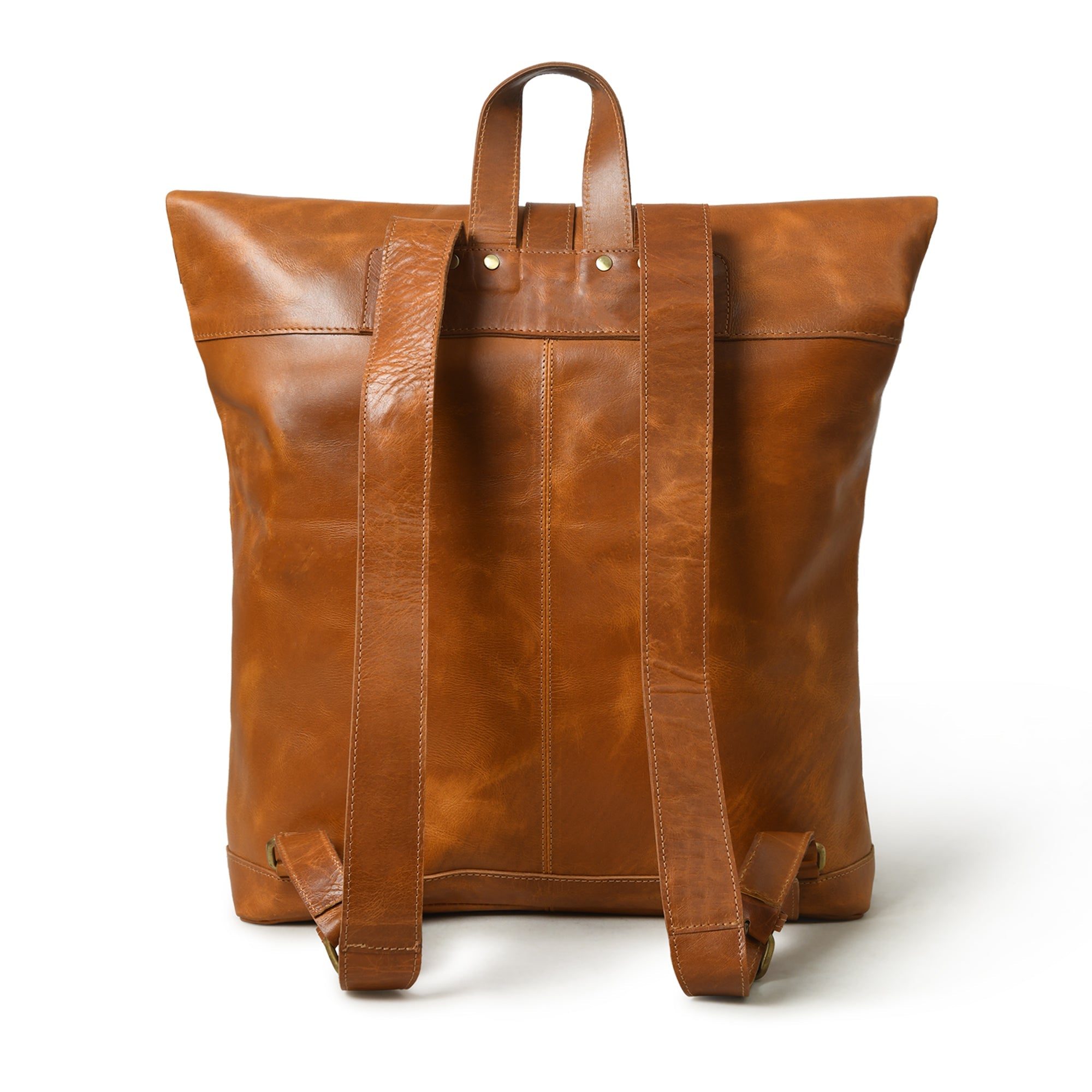 CraftShades-13*18 Inch buffalo leather backpack Unisex For Girls And Boys | 100 Genuine Leather