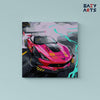 Eazy Arts Pink Racing Car Paint By Numbers kit