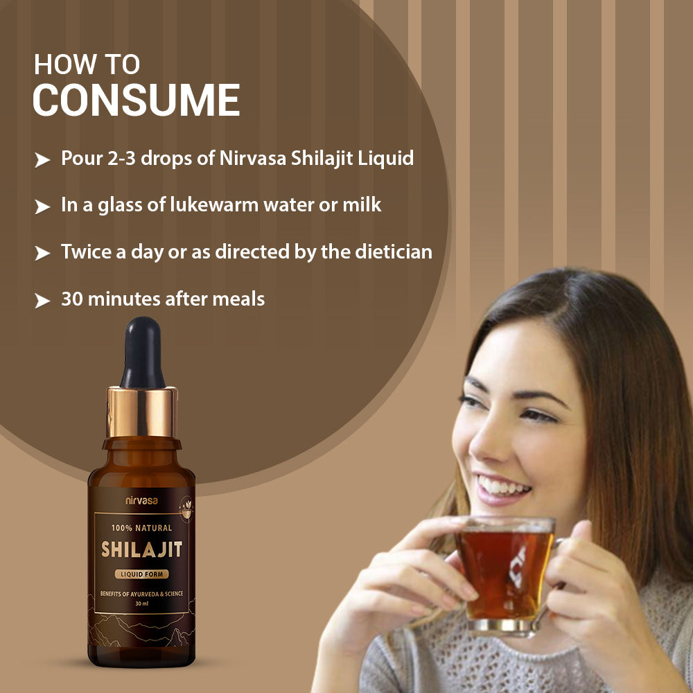 Nirvasa Shilajit Liquid - 30 ml
