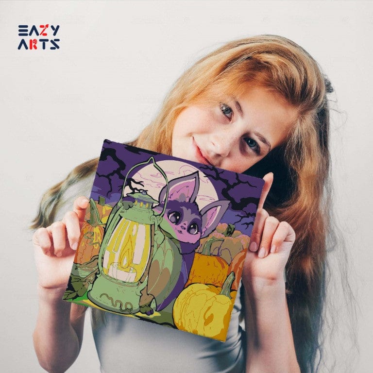Halloween Bat Paint By Numbers Kit For Kids