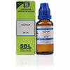 sbl homeopathy sulphur dilution