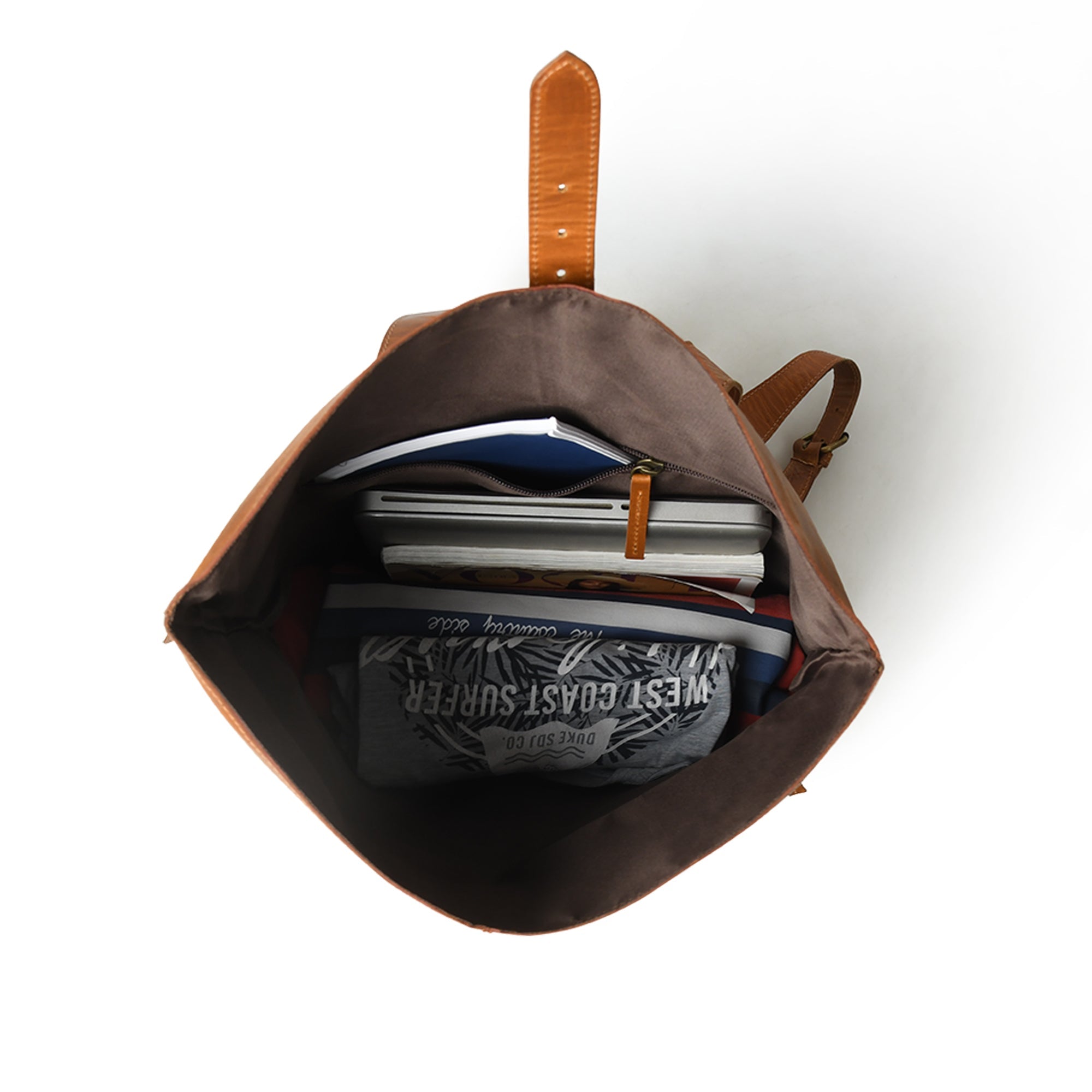 CraftShades-12*16 Inch leather backpack Unisex For Girls And Boys | 100 Genuine Leather