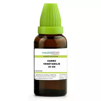 Medilexicon Carbo Vegetabilis Dilution 30 CH - 30 ml
