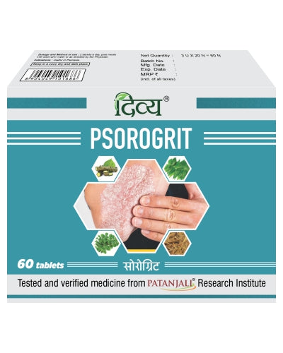 Patanjali Divya Psorogrit Tablets - 60 Tabs
