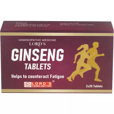 Lord's Ginseng Tablet - 40 Tabs
