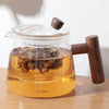UMAI Borosilicate Glass Jug 770ml LP060-TRA Bamboo Lid Leakproof Heat Resistant Transparent