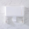 The Better Home White Wall Mounted Tissue Paper Holder Easy Installation 1 Piece