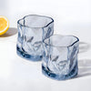 UMAI Whiskey Glasses Set of 2 (230ml) | Lead Free | Elegant | Blue