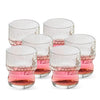 UMAI Whiskey Glasses Set of 4 (250ml) | Lead Free | Heavy Bottom | Crystal Clear