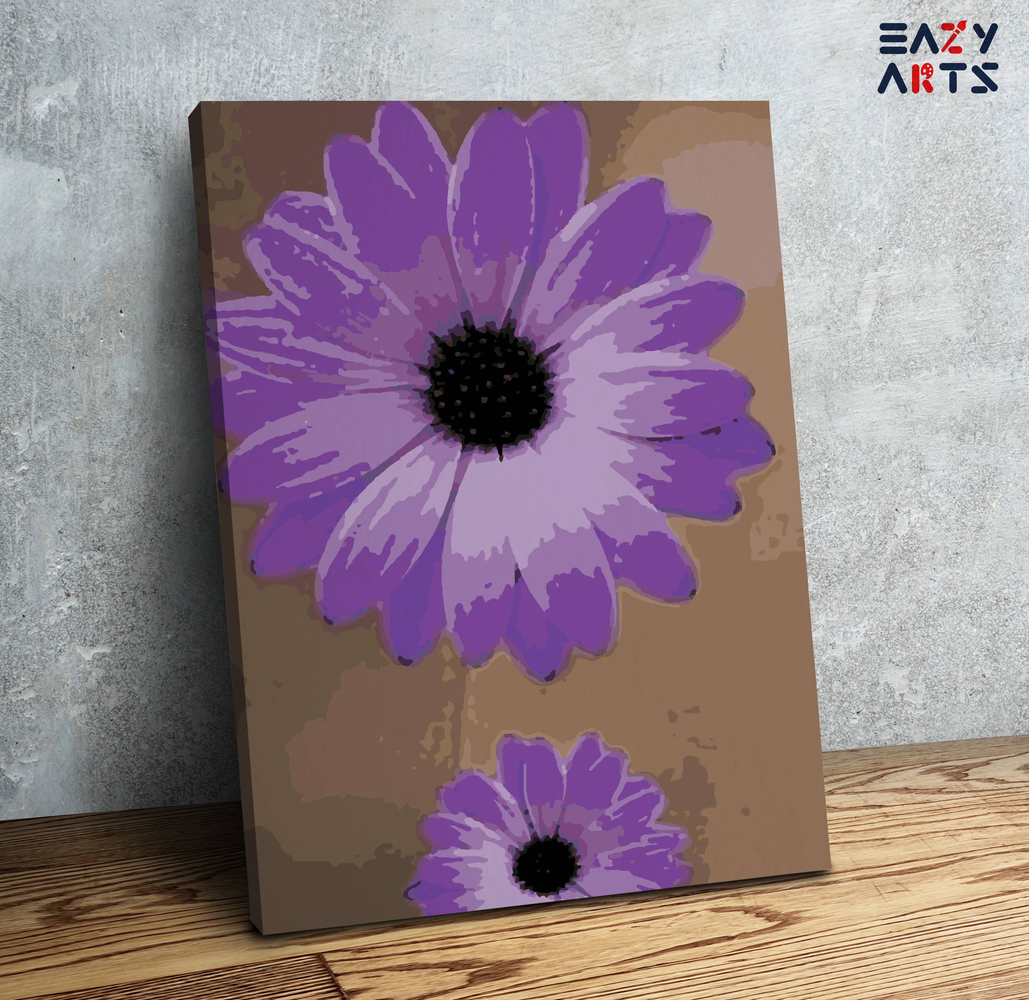 Purple Lavender Flower Paint By Numbers kit