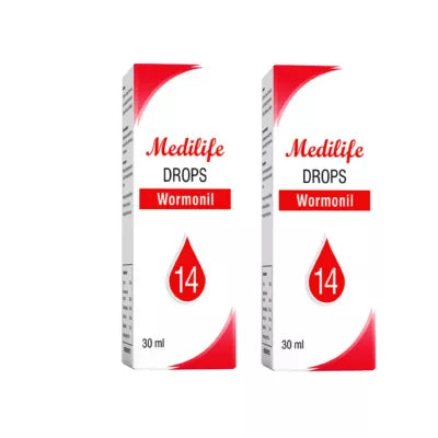Medilife No 14 Wormonil Drop Pack of 2 - 30 ml