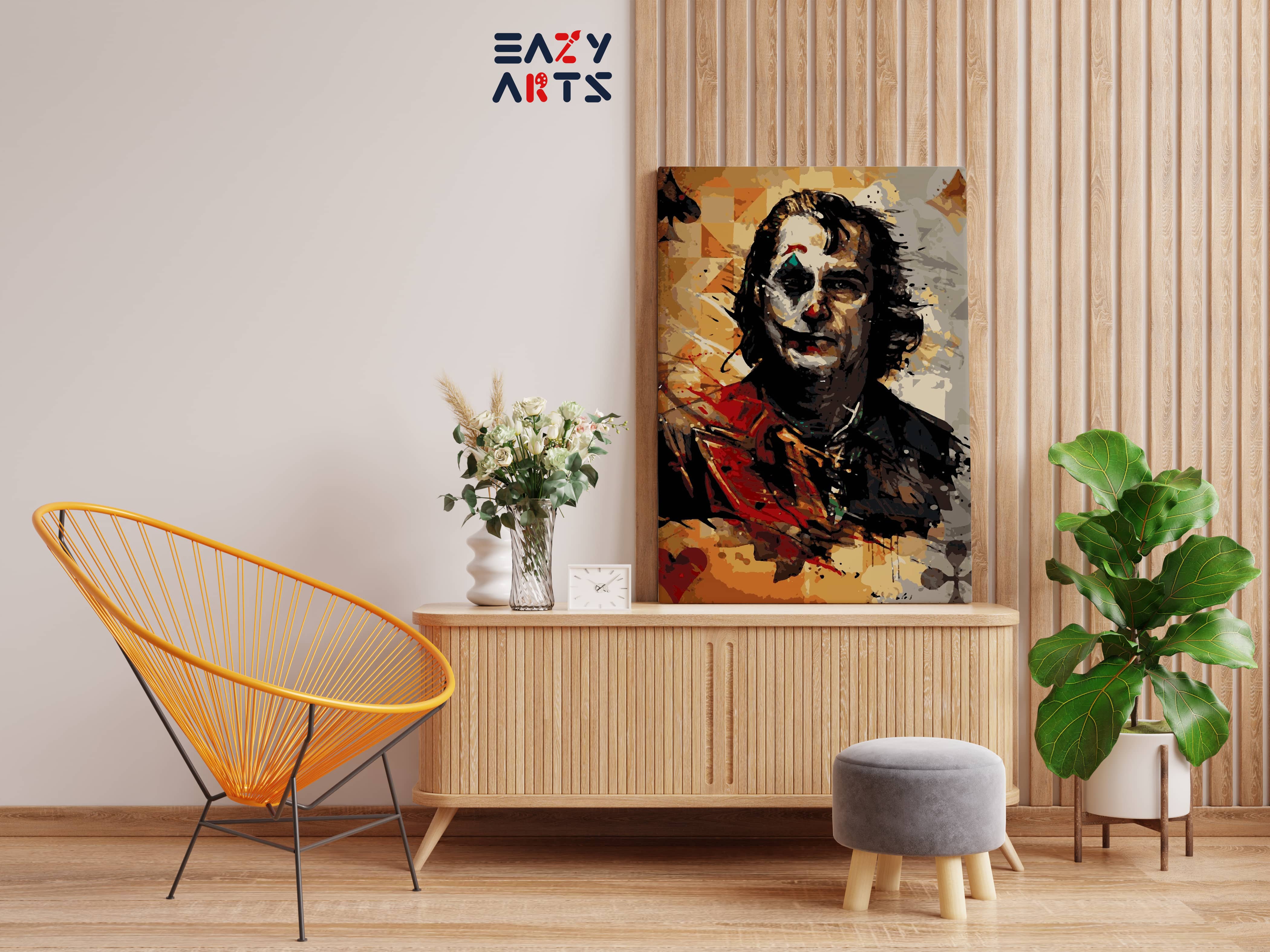 Joker Abstract Paint By Numbers kit