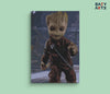 Eazy Arts Baby Groot Walking Paint By Numbers kit