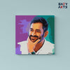 Eazy Arts MS Dhoni Smiling Paint By Numbers kit