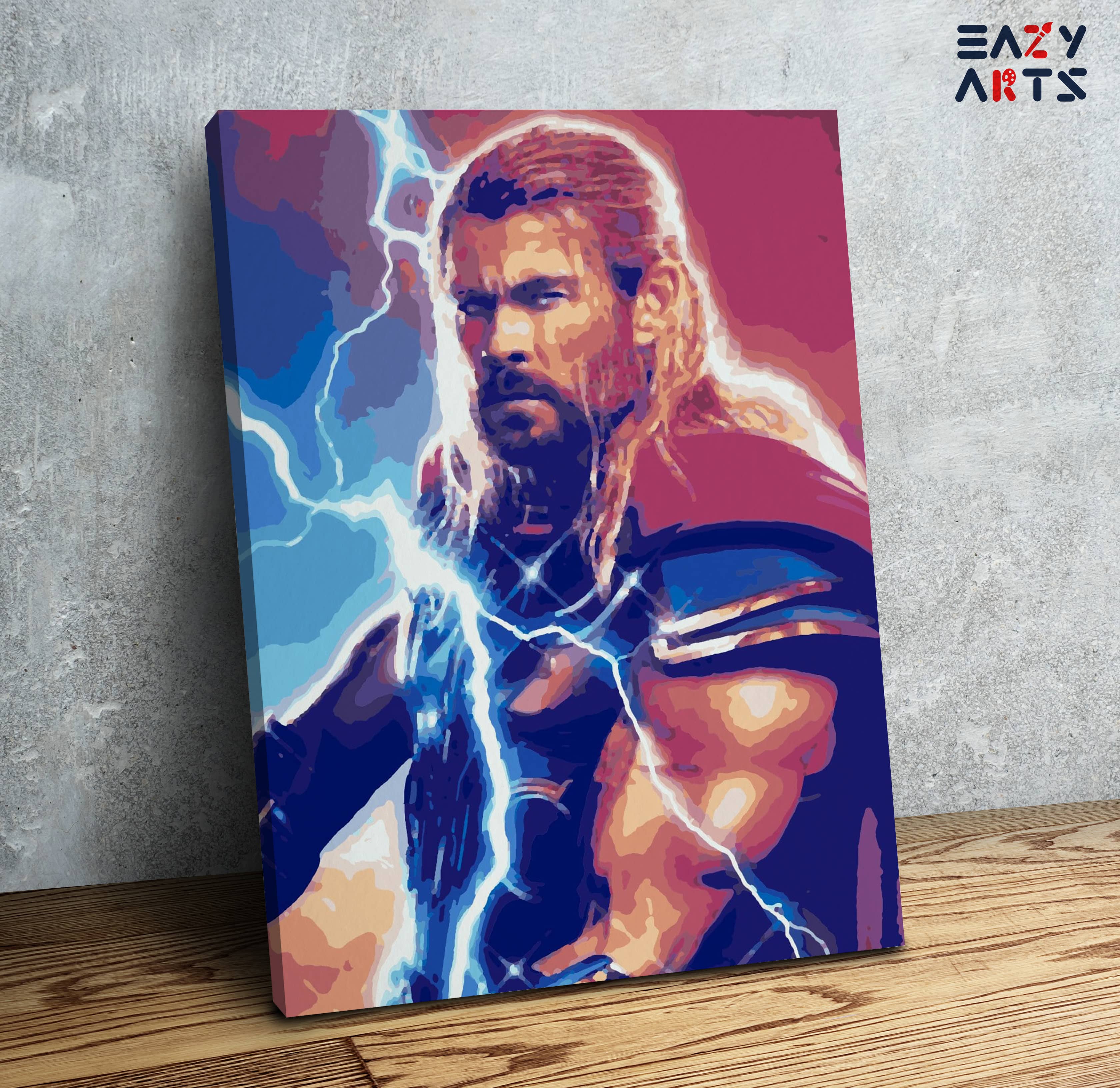 Thor Thunder Paint By Numbers kit