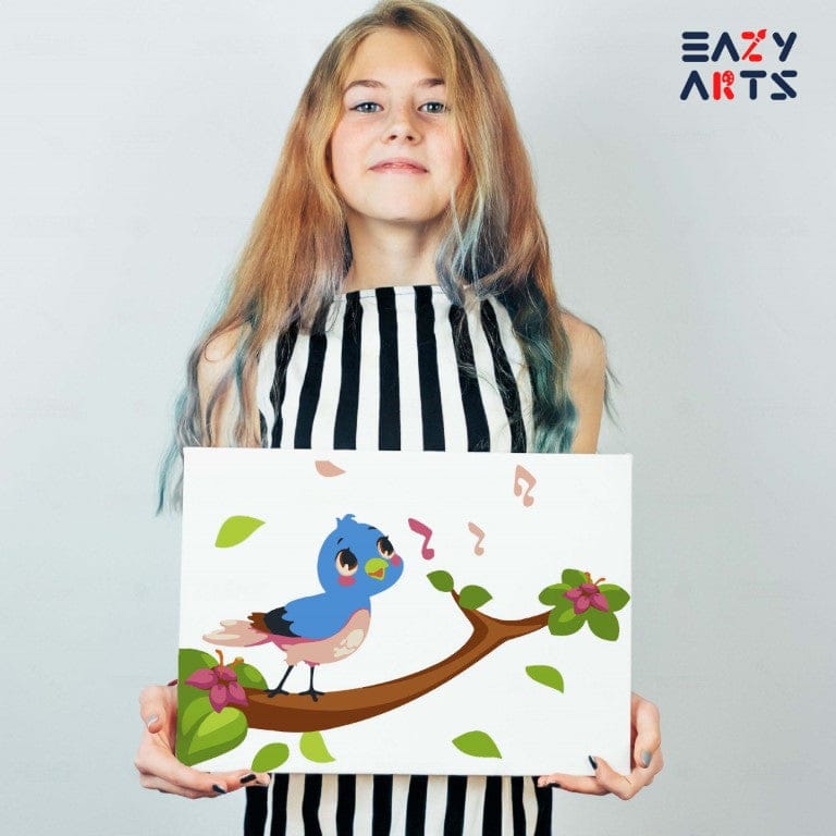 Nightingale Singing Paint By Numbers Kit For Kids